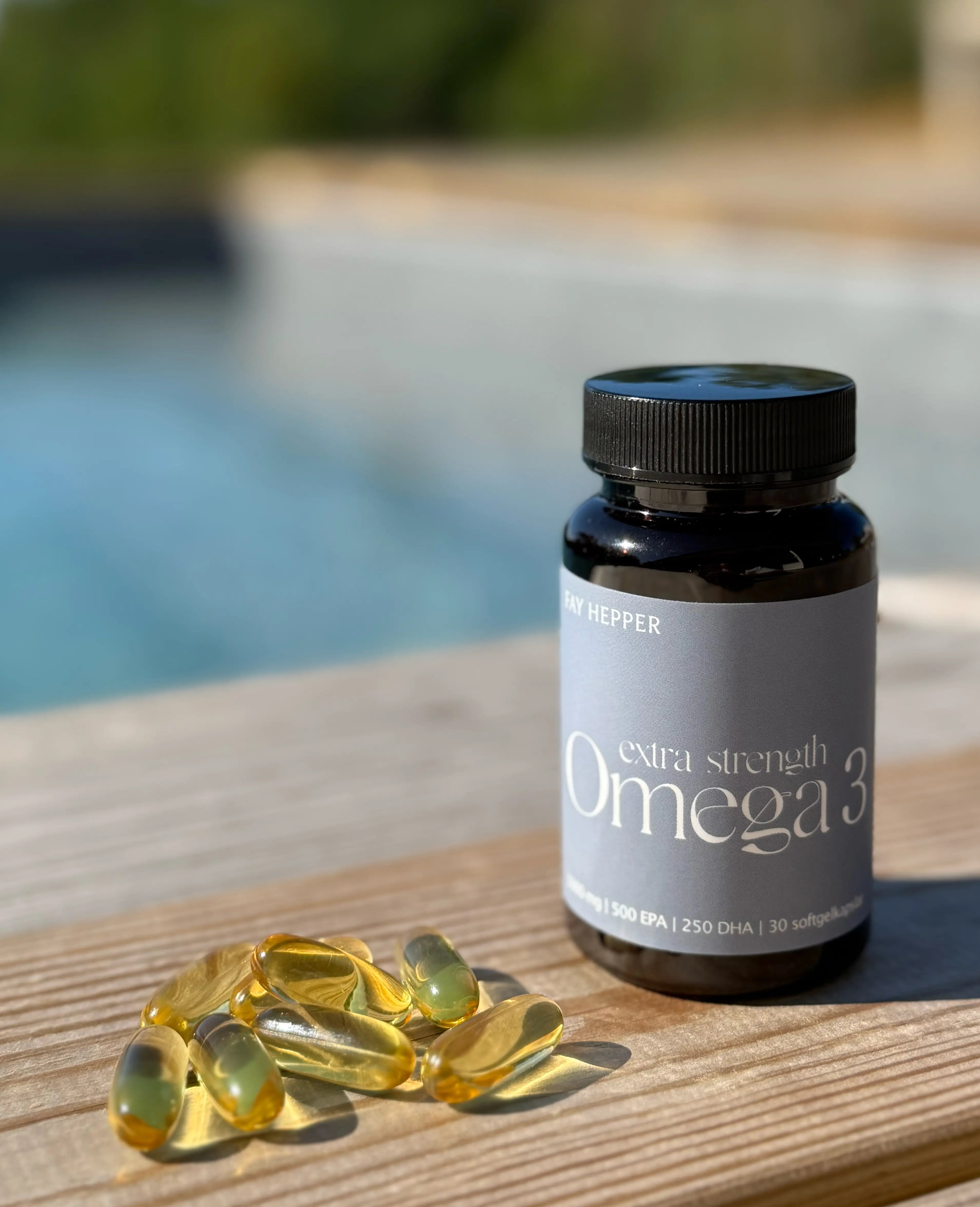 Omega-3 1000 mg (75% EPA/DHA) – 30 dagar – frontbild burk